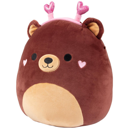 Squishmallows Original 10 Inch Omar The Love Teddy Bear - Official Jazwares Mother's Day Plush - Soft, Cuddly Collectible Bear Stuffed Animal Toy - Gift for Moms, Women, Boys, Girls, & Kids