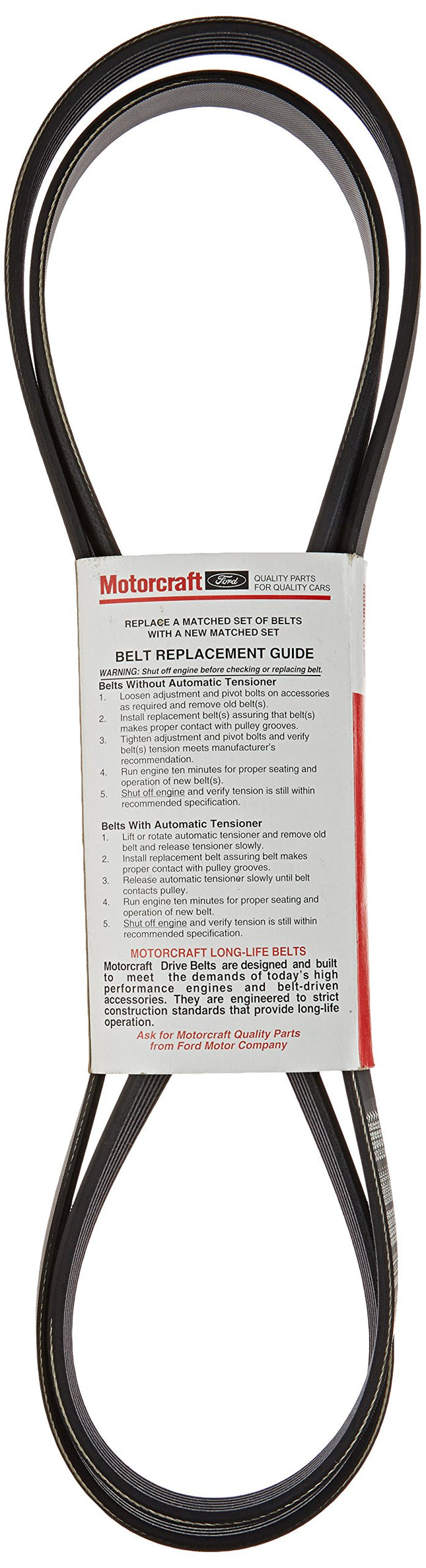 Motorcraft JK6-815-A Serpentine Belt