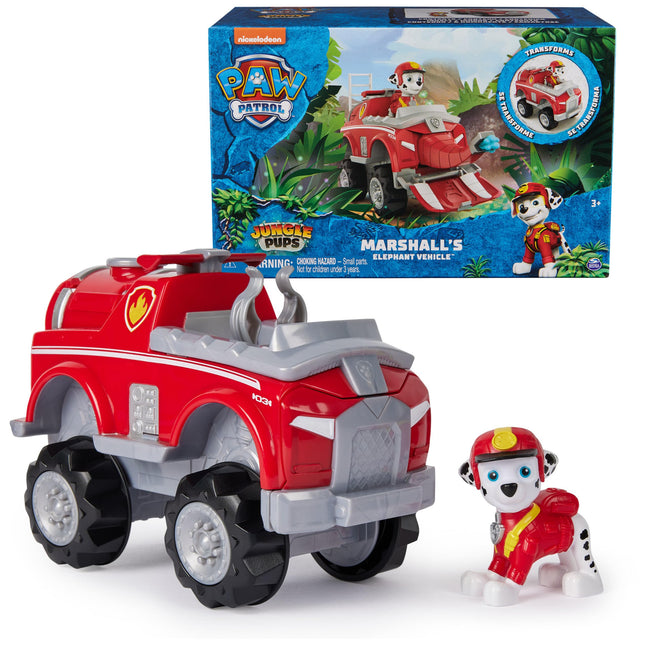Paw Patrol Jungle Pups, Marshall Elephant Vehicle,
