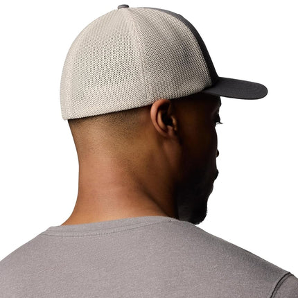 Columbia Unisex Mesh Ball Cap, City Grey/Dark Stone, Small/Medium