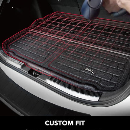 3D MAXpider 16-20 Tesla Model X Behind 2nd Row Cross Fold Kagu Cargo Liner - Black (M1TL0211309)
