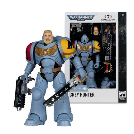 McFarlane Warhammer 40,000 Grey Hunter (Space Wolves) 7in Action Figure Toys