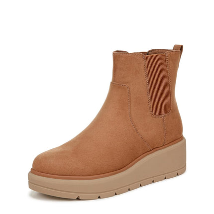 Dr. Scholl's Shoes women's Modern Ankle Boot, Honey Microfiber, 4 UK