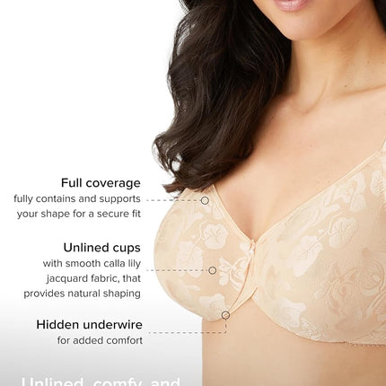 Wacoal Women's Awareness Full Figure Underwire Bra - Sand - 40DD