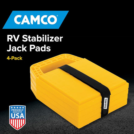 Camco 44595 Stabilizer Jack Pad, Set of 4