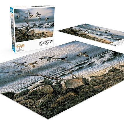 Buffalo Games - Terry Redlin - Bluebill Point - 1000 Piece Jigsaw Puzzle for Adults Challenging Puzzle Perfect for Game Nights - Finished Puzzle Size is 26.75 x 19.75