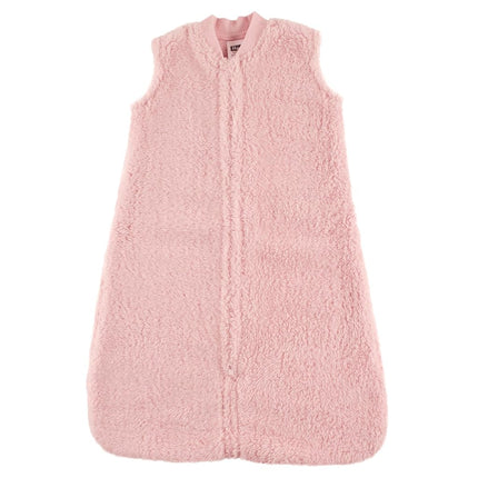 Saco de dormir, saco, manta, de felpa unisex de Hudson Baby, Sherpa rosa, 0-6 meses