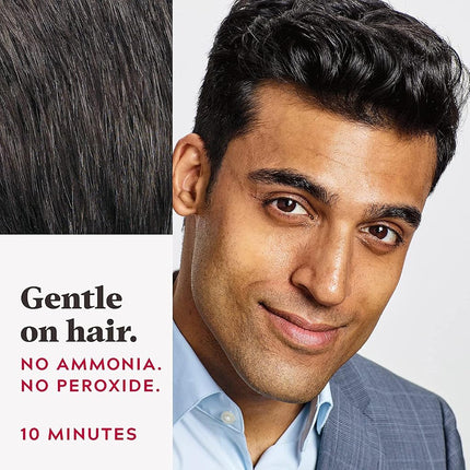 Just For Men Easy Comb-In Color (Formerly Autostop) Mens Hair Dye, Easy No Mix Application - Rich Black, A-65, 3 Pack