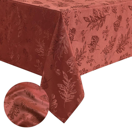 Elrene Home Fashions Elegant Woven Leaves Jacquard