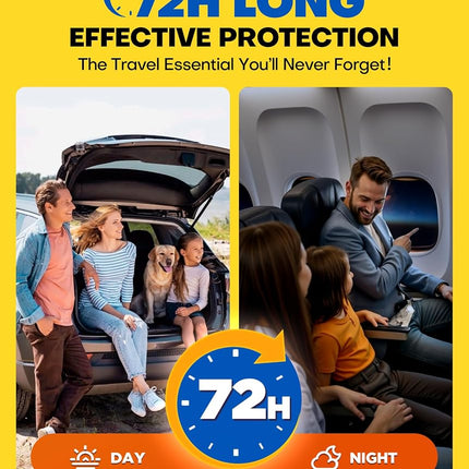 FILLOVE 52ct Motion Sickness Patches Non-Drowsy, 72H Lasting Sea Sickness Patches Cruise Essentials 2025, 100% Natural Motion Sickness Patch Travel Essentials for Car Airplane Ship Altitude Sickness