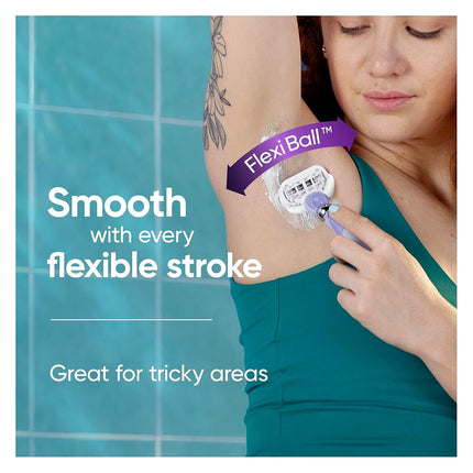 Gillette Venus Extra Smooth Swirl Women's Razor - 1 Handle + 4 Refills