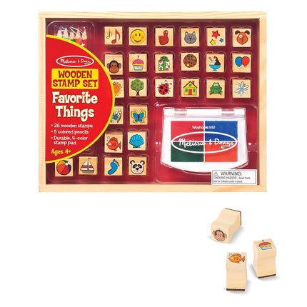 Melissa & Doug 19362 Favourite Things Stamp Set | 