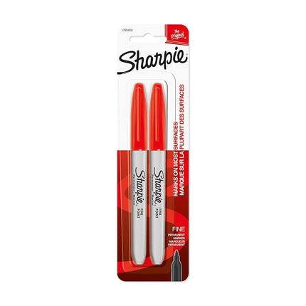 WHJJK Permanent Marker, Fine Point, Black (Pack of 12). 2 unidades multicoloured