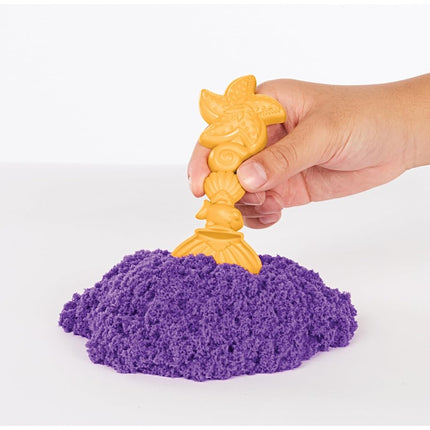 Kinetic Sand, Playset Purple Castles with Tray, 3+