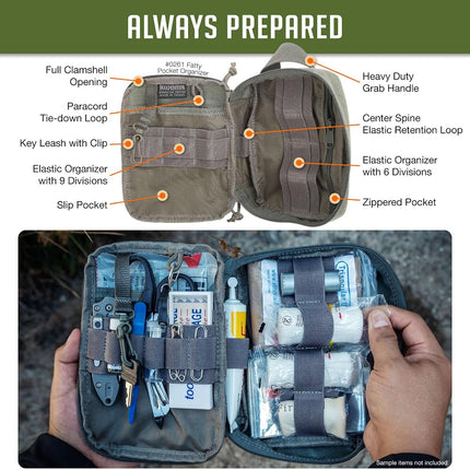 Maxpedition Medium Fatty Pocket Organizer (Foliage Green)