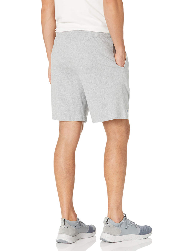 Russell Athletic Short en coton filé à l'anneau de qualité supérieure pour homme avec poches, décontracté, Oxford, XXL
