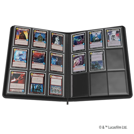 Gamegenic | Star Wars: Unlimited Card Game - Zip-Up Album 18-Pocket - Black | Trading Card Accessory | Ages 12+