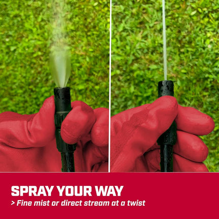 Chapin 20075 Sprayer Tank, Lawn, Garden, Cleaning, Hand Pump Pressured, Adjustable Cone Nozzle, Compatible with Bleach, Disinfectant, Fungicides, White, Plastic, 1 Gallon (4.5 Liters)