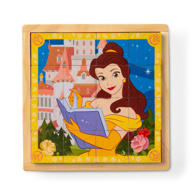 Melissa & Doug Disney Princess Wooden Toy Cube Puz