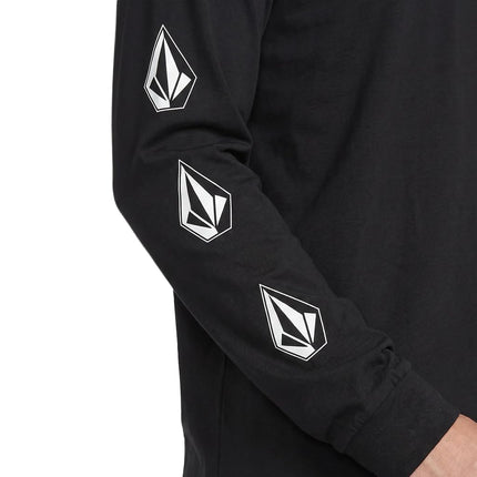 Volcom Men's Deadly Stones Long Sleeve T-Shirt, Black-New, XXL