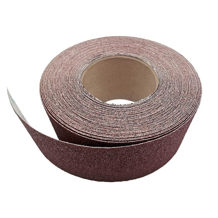 60 Grit Sandpaper Roll, 3 Inch x 49 Feet Emery Cloth Roll Aluminum Oxide Abrasive Paper Roll Continuous Sandpaper for Metalworking, Woodworker, Furniture Repair, Sanding Automotive Plumbing