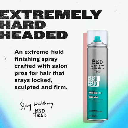 TIGI Bed Head Hard Head Extreme Hold Hairspray For Unisex 11.7 oz Hair Spray