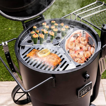Oklahoma Joe's 4419599P04 Drum Smoker Triple Grate, Silver