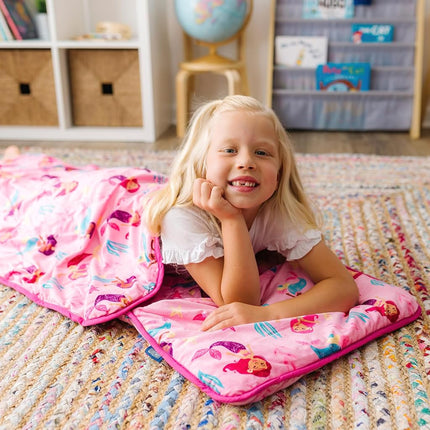 Wildkin Kids Plush Nap Mat for Toddler Boys and Girls