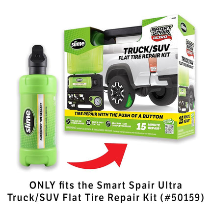 Slime 10202 Sealant Replacement Cartridge Only for Smart Spair Ultra Truck Flat Tire Repair Kit, 22oz