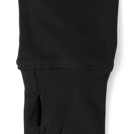 The Children's Place Girls' Active Full Zip Hooded Jacket, Black, Small