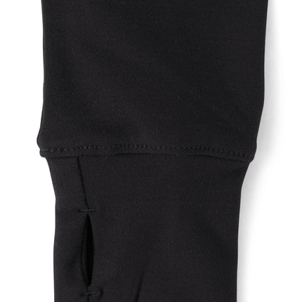 The Children's Place Girls' Active Full Zip Hooded Jacket, Black, X-Small
