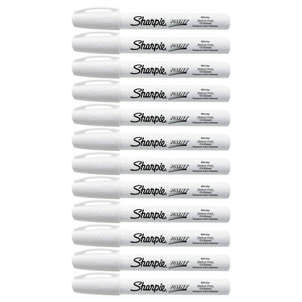 Sharpie Oil-Based Paint Marker, Medium Point, Whit