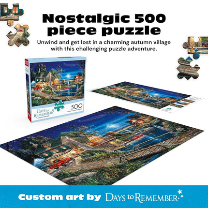 Buffalo Games - Days to Remember - Autumn Memories - 500 Piece Jigsaw Puzzle