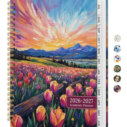 Taja Planner 2026-2027, Jul 2026-Jun 2027 Monthly 