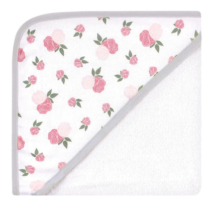 Hudson Baby Unisex Baby Cotton Rich Hooded Towels, Fawn, One Size