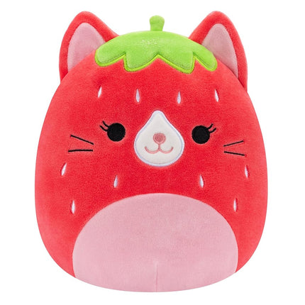 Squishmallows Original 20 cm Olma le chat Fraise - Peluche officielle Jazwares, SQCR05542