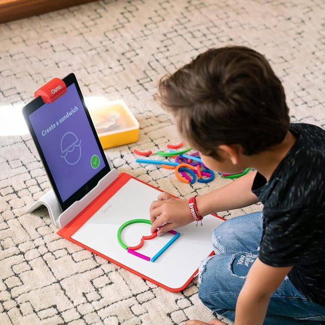 Osmo - Little Genius Starter Kit for Fire Tablet + Early Math Adventure - 6 Educational Games - Ages 3-5 - Counting, Shapes & Phonics - STEM Toy (Osmo Fire Tablet Base Included) (Amazon Exclusive)