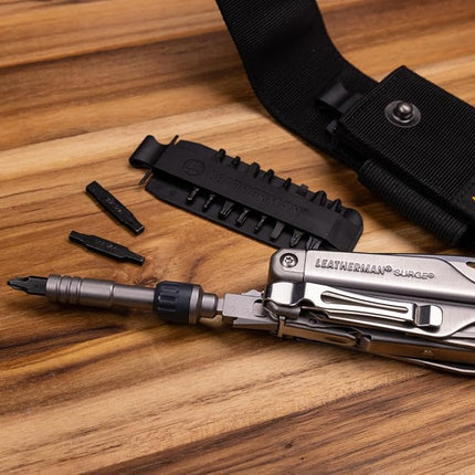 Leatherman Ratchet Driver Multitool, Magnetic Bit Holder, 11.4 cm