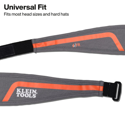 Klein Tools FRCLHB3 Flame-Resistant Cooling Head Band, Cat 2 Arc Flash, Water-Activated Sweatband, Hard Hat Accessories, One Size Fits Most