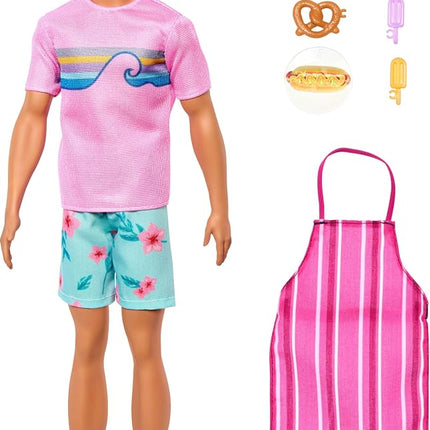 Barbie Mysteries: Mission Beach Ken Puppy & Zubehör