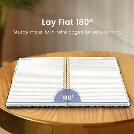 Taja Spiral Notebooks for Work 5 Subject Notebook with Removable Dividers