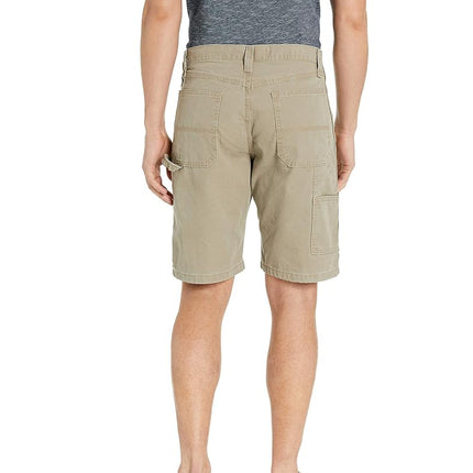 Wrangler Men's Big and Tall Authentics Classic Carpenter Short, Military Khaki, 46