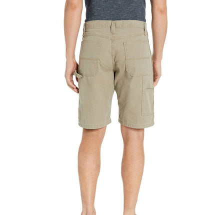 Wrangler Men's Big and Tall Authentics Classic Carpenter Short, Military Khaki, 46