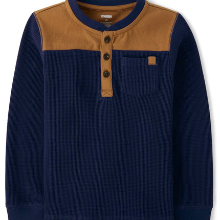 Gymboree Baby Boys' and Toddler Long Sleeve Henley