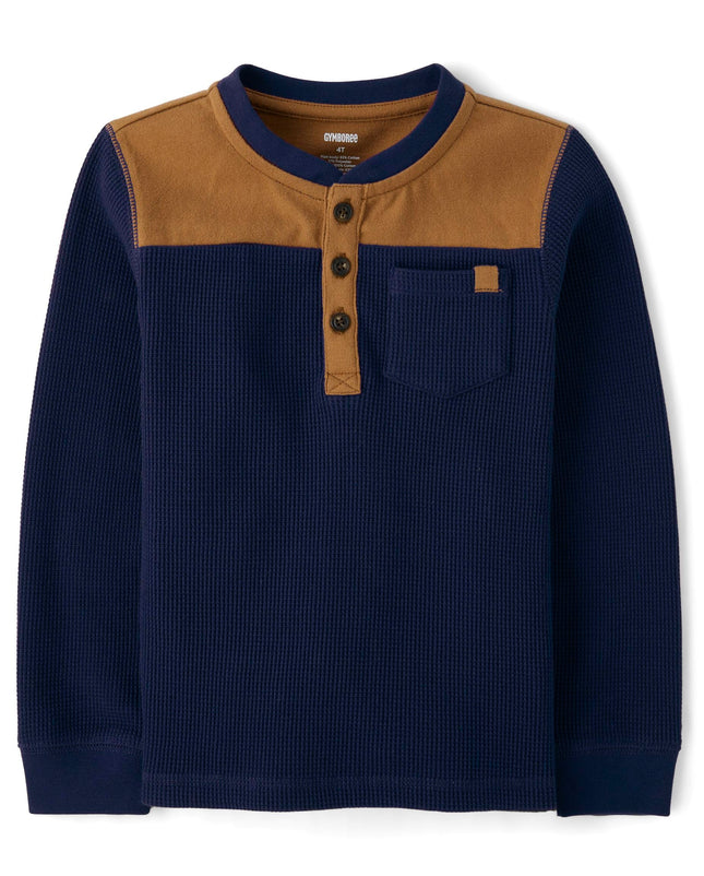 Gymboree Baby Boys' and Toddler Long Sleeve Henley