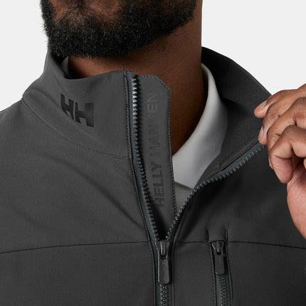 Helly Hansen Men's Crew Softshell Jacket 2.0, Ebony, L