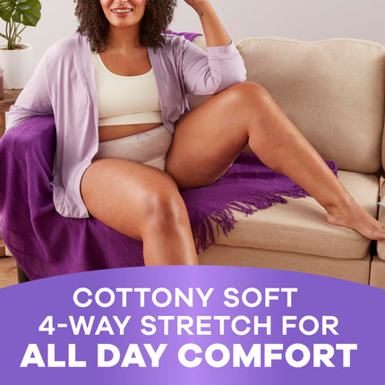 Always Discreet, Incontinence & Postpartum Underwear for Women, Size Large, Maximum Absorbency, Disposable, Large, 17 Count