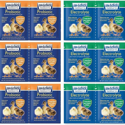 Sav-A-Chick 18 Piece Bundle - 9 Packages Electroly