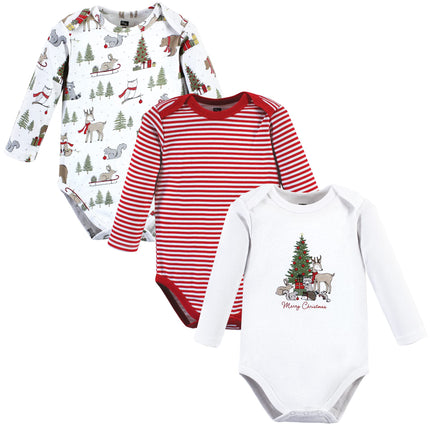 Hudson Baby unisex-baby Cotton Long-sleeve Bodysui