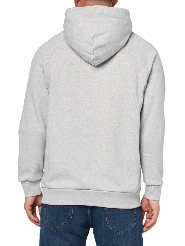 Sudadera polar con capucha Rival de Under Armour para hombre, (013) Mod Gray Light Heather/White/White, S